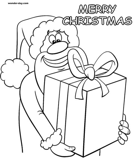 coloring pages santa claus print    day coloring