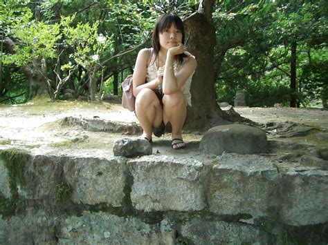 super cute japanese girlfriend s lovely pink nipple and hair pussy outdoor exposure photos