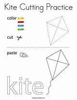 Kite sketch template