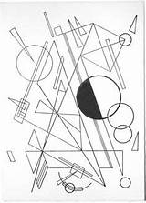Kandinsky Plastique Principles Therapy sketch template