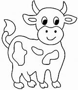 Cow Colorir Vaquinha Desenhos Vaca Cows Seç Poplembrancinhas sketch template