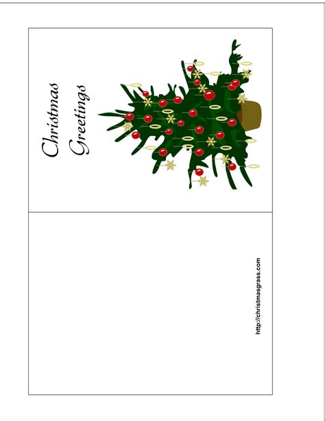 holiday greeting card  christmas tree