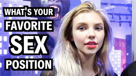 What S Your Favorite Sex Position Youtube