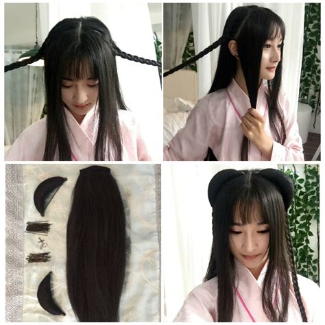 My Hanfu Favorites Medium Long Hair Medium Hair Styles Curly Hair