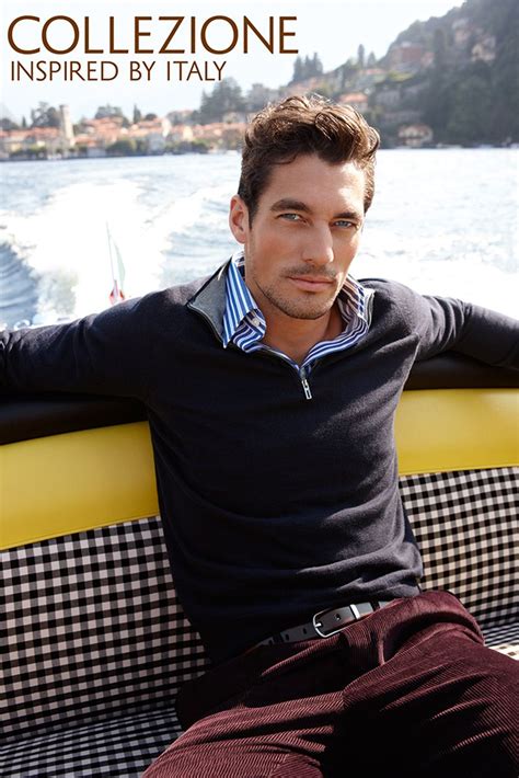 charlye madison wproject david gandy is clad in elegant styles for marks and spencer fall winter