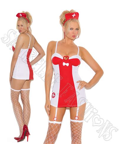 2pc Flirty Nurse Costume Large