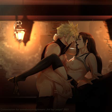 Commission Cloud X Tifa By Lesya7 Hentai Foundry