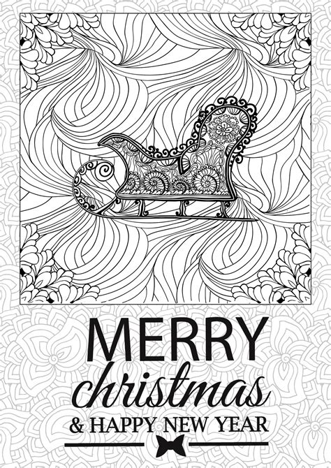 merry christmas coloring pages etsy