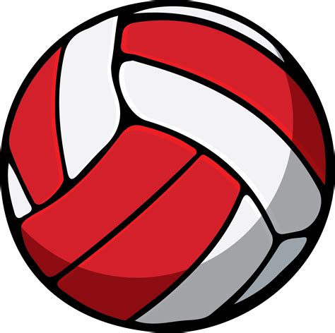 red volleyball clipart   cliparts  images  clipground