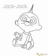 Jack Incredibles Coloring sketch template
