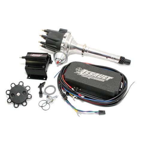 arc  chevy  black ignition kit  vacuum distributor ignition box coil assault