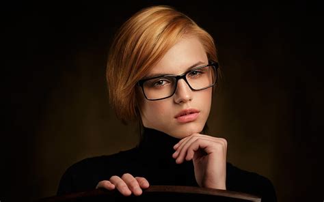 Hd Wallpaper Women With Glasses Hands Portrait Model Alex Rimsky