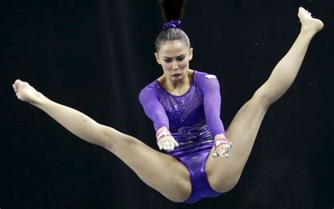 muslim gymnast criticised for revealing leotard as she