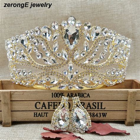 popular gold tiara crown buy cheap gold tiara crown lots  china