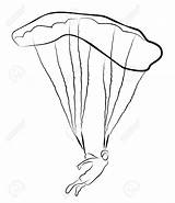 Paratrooper Drawing Getdrawings sketch template