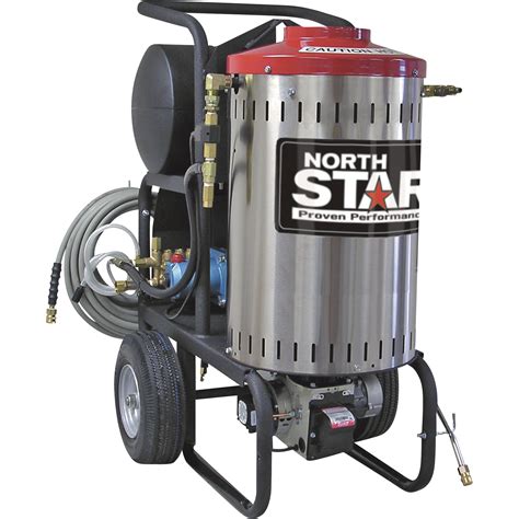 northstar electric wet steam hot water pressure washer  psi  gpm  volt