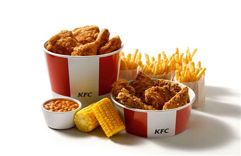 our double bucket meal now with added zing kfc food delicious