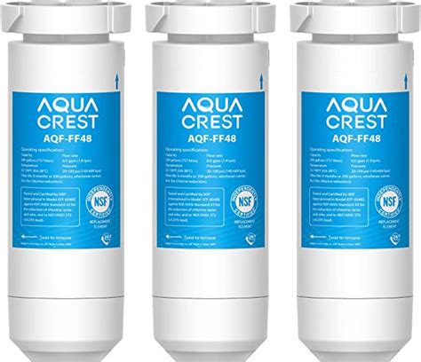Aquacrest Xwf Nsf Certified Refrigerator Water Filter Replacement For