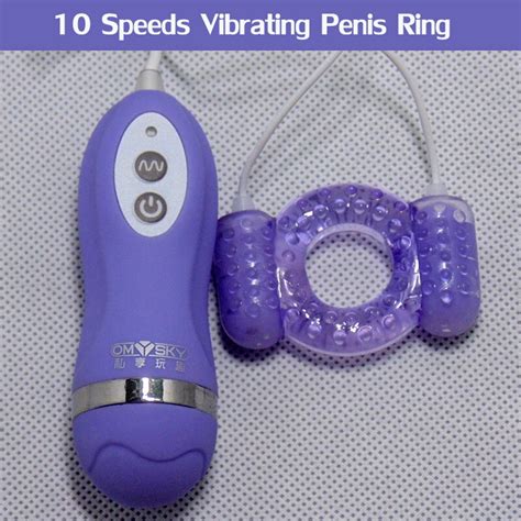 10 speeds vibrating penis ring sex toys for men cock ring delay adult