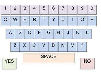 printable  tech aac qwerty keyboard  nicoles speech  language