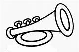 Trompette Colorier Dessins Musique Trompettes Instruments Instrumentos Trompete Trumpet Fête Paillettes Aline Mariage sketch template