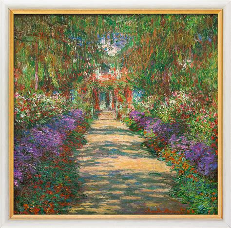 claude monet garden  giverny painting  sale