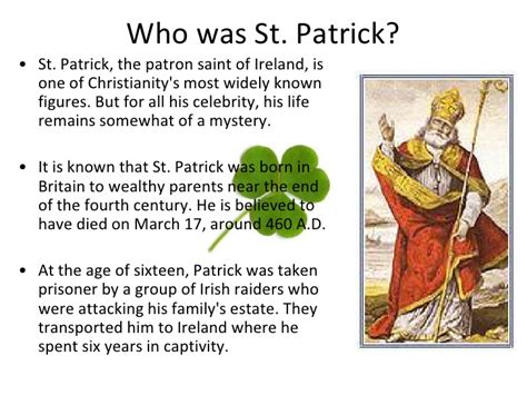 History Of Saint Patrick S Day