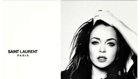 Lindsay Lohan Wants In On The Saint Laurent 1990s Ad