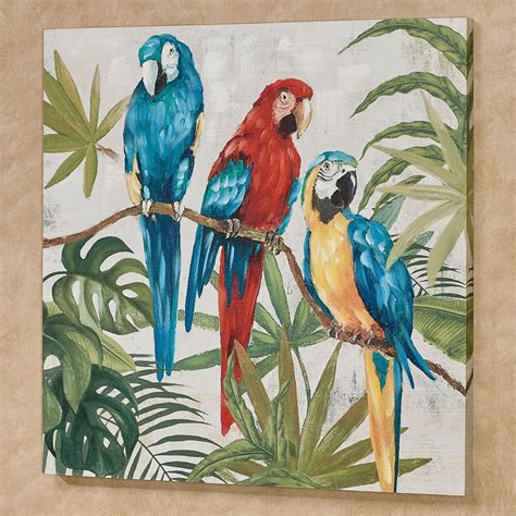 wall design canvas wall art parrot painting painting art projects