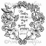 Psalm Coloring Printable Getdrawings Pages Getcolorings Largest sketch template
