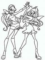 Winx Bloom Pages Coloring Club sketch template