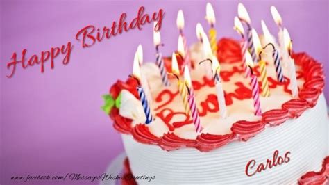 happy birthday carlos cake  cards  birthday  carlos