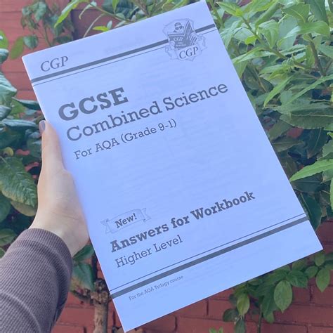 cgp gcse   combined science workbook awnsers bundle etsy