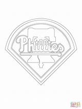 Phillies Coloring Pages Philadelphia Logo Mlb Baseball Printable Sport Sheets Sheet Color Major League Print Getcolorings Phillie Sports Coloringfolder sketch template