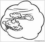 Coloring Pages Storm Thunderstorm Color Volcano Kids Printable Online Getcolorings Clipartmag sketch template