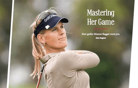 Mastering Her Game How Golfer Mianne Bagger Went Pro Curve