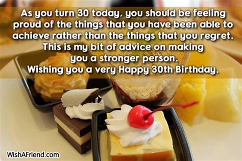 30th birthday wishes