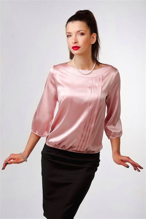 Pin By Пенчо Гичев On Blouses And Other Tops Satin Blouses
