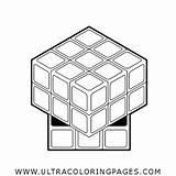 Rubik Cubo Cube Stampare Ultracoloringpages sketch template