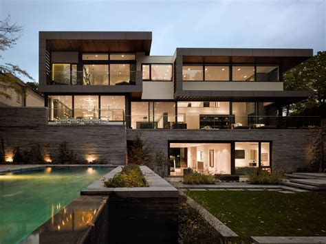 luxury modern mansion exterior design