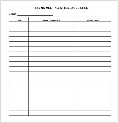 attendance sheet  teachers sign  sheet template attendance