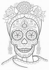 Calaveras Mandalas Mexicanas Seleccionar Calaveritas sketch template
