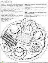 Passover Seder Worksheet Worksheets Traditions sketch template