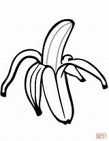 Colorear Desenho Banane Banan Banano Bananas Ausmalbild Frutas Supercoloring Kleurplaat Kolorowanki Kleurplaten Pagine Frutta Remarquable Banaan Printen Cambur Ilustracion Cesto sketch template