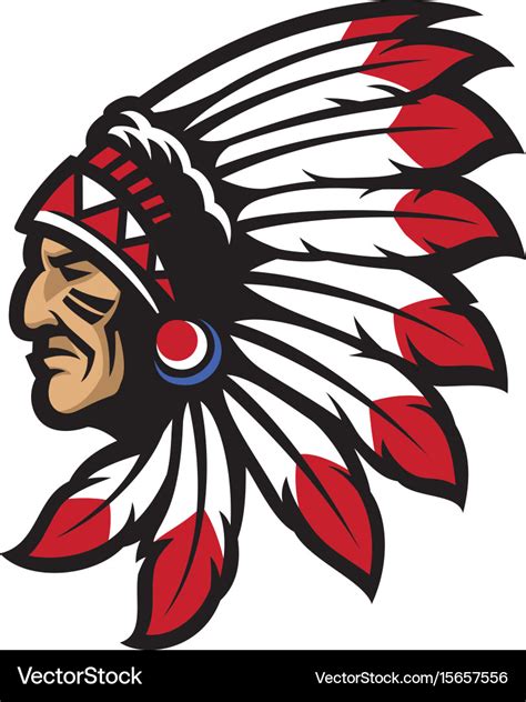 american native chief head mascot logo  vector image  xxx hot girl
