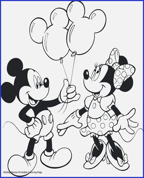 coloring pages kids mickey  minnie mouse coloring pages  print