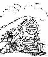 Train Steam Coloring Pages Engine Drawing Colouring Trains Locomotive Speed Run Outline Netart Scotsman Pacific Union Da Line Flying V8 sketch template