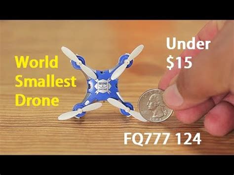world smallest drone  fq  quadcopter youtube