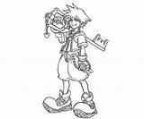 Kingdom Hearts Coloring Pages Sora Comments Categories Similar sketch template