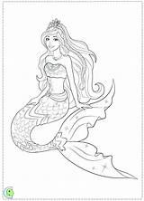Mermaid Coloring Pages Barbie Easy Drawing Mermaids Tails Tail Printable Color Printables Line Getdrawings Print Getcolorings Pag sketch template